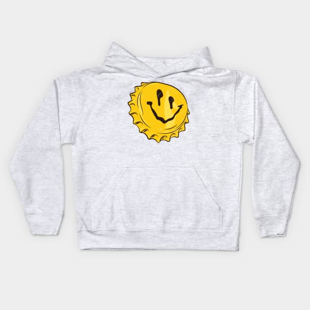 Crown - Smiley Kids Hoodie by WRDY